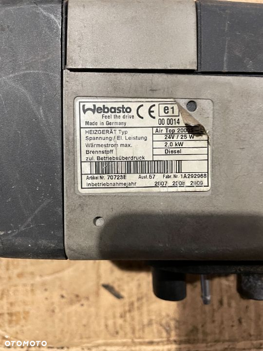 WEBASTO VOLVO AIR TOP 20383404 1116482553 1A292968 1E1217382644 2C159660 - 15