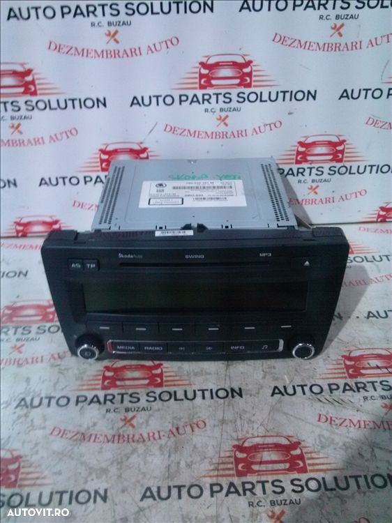 cd player skoda yeti 2.0 tdi an fabr 2012 - 1