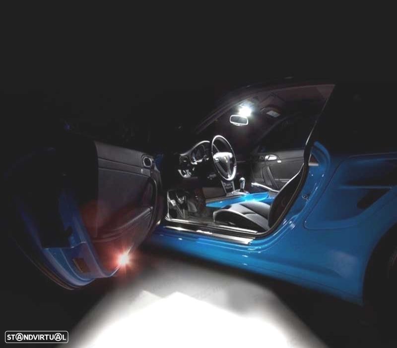KIT COMPLETO 16 LAMPADAS LED INTERIOR PARA PORSCHE BOXSTER 987 BASE S 05-11 - 5