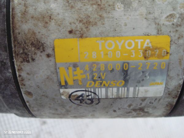 Motor De Arranque Toyota Corolla (_E12_) - 4