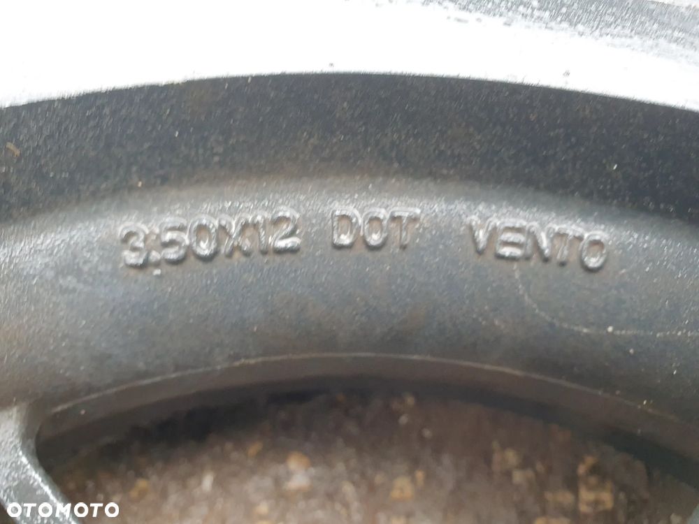 Koło R12 x 3.50 (felga) - JUNAK 607 4T - 5