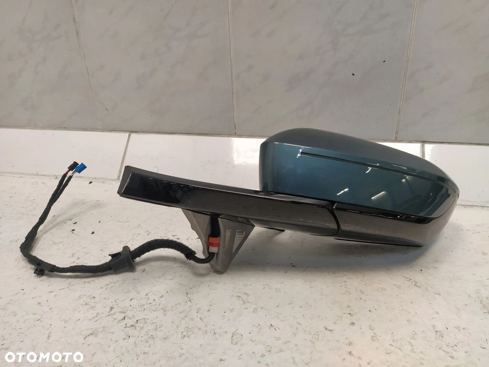 BMW IX I20 LUSTERKO ZEWNĘTRZNE LEWE ASFERYCZNE ASYSTENT 9+6 PIN KOMPLETNE UK ORYGINAŁ - 3