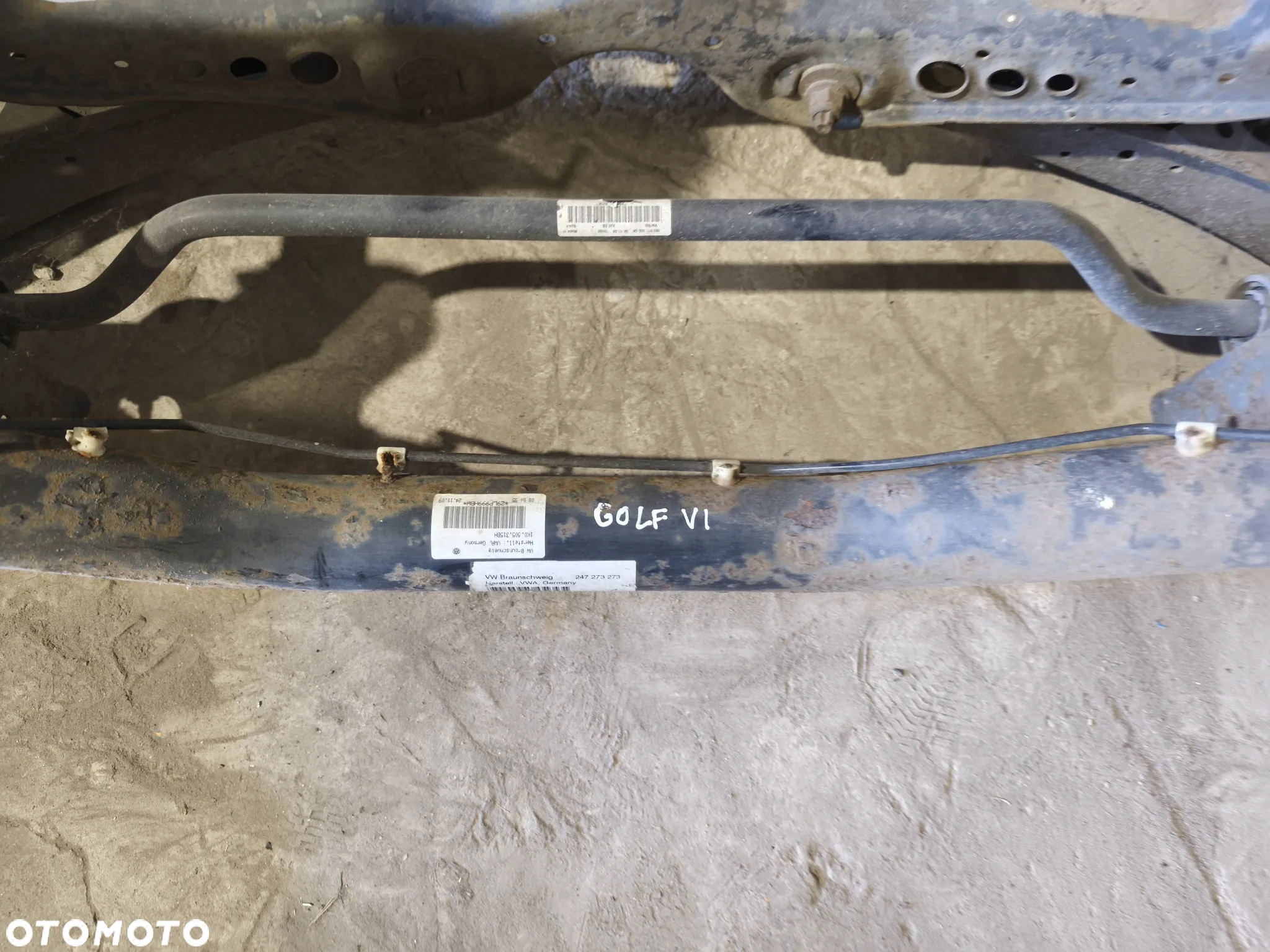 ZAWIESZENIE TYŁ BELKA WÓZEK VOLKSWAGEN GOLF VI - 3