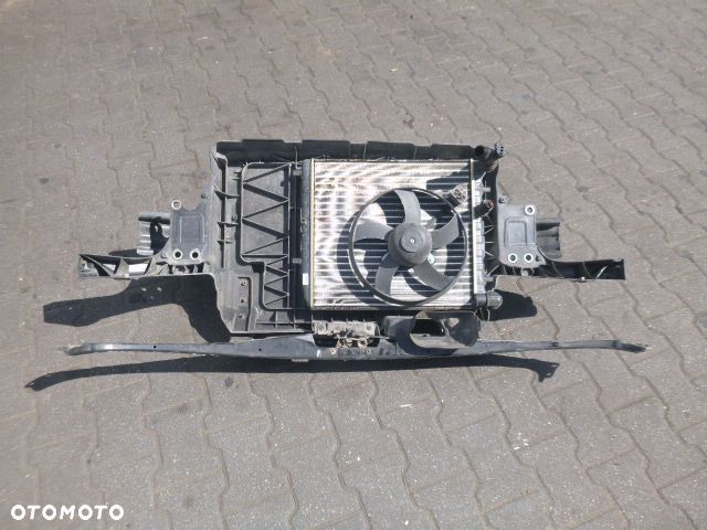 PAS PRZEDNI WZMOCNIENIE CZOŁOWE CHŁODNICA WENTYLATOR KOMPLETNY SKODA FABIA I 1.4 MPI 99-05 BEZ KLIMATYZACJI - 7