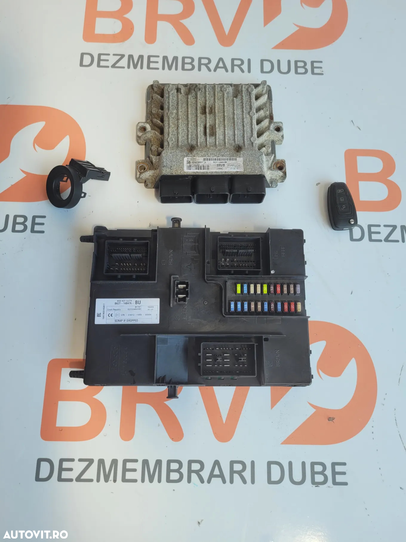Kit complet pornire pentru FORD TRANSIT Calculator+cip+imo 2,2 motorizare Euro 5 - 4