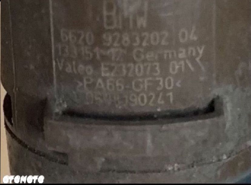 9283202 czujnik parkowania parktronik bmw 5 g30 g31 - 3