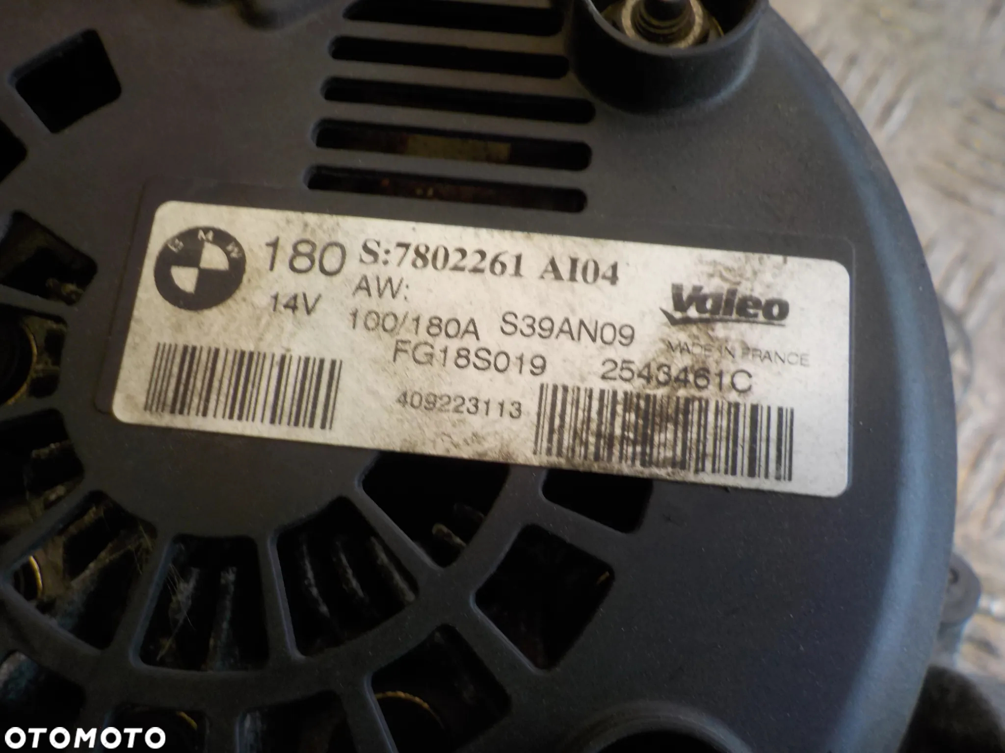 BMW SERIA 1 E87 2.0 D ALTERNATOR 7802261 - 3