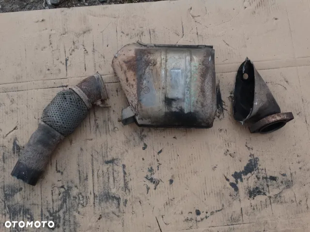 E60 530D DPF Katalizator Flansza łacznik Elastyczny - 3