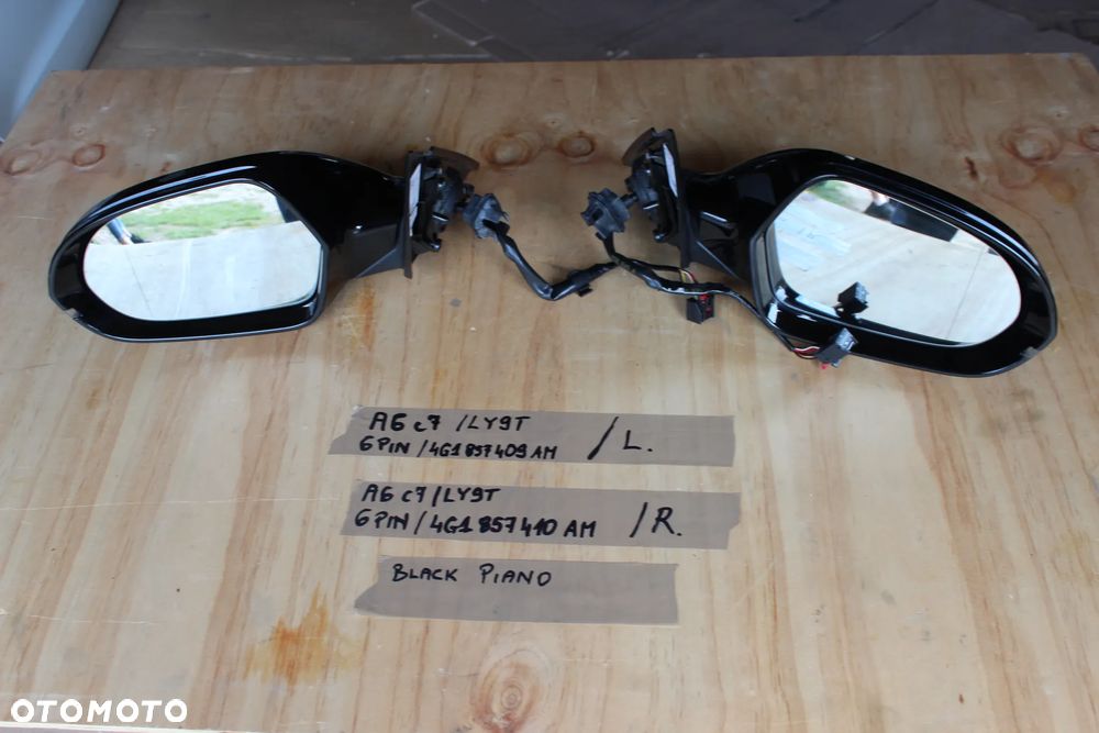 LUSTERKO LEWE AUDI A6 C7 LIFT 6 PIN BLACK PIANO EU 2015