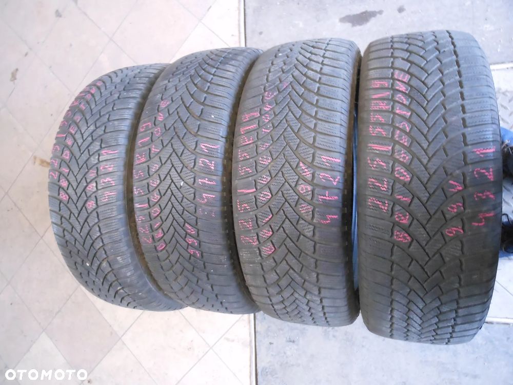 opony 225/55r19 bridgestone blizzak lm005 6mm zima komplet - 1