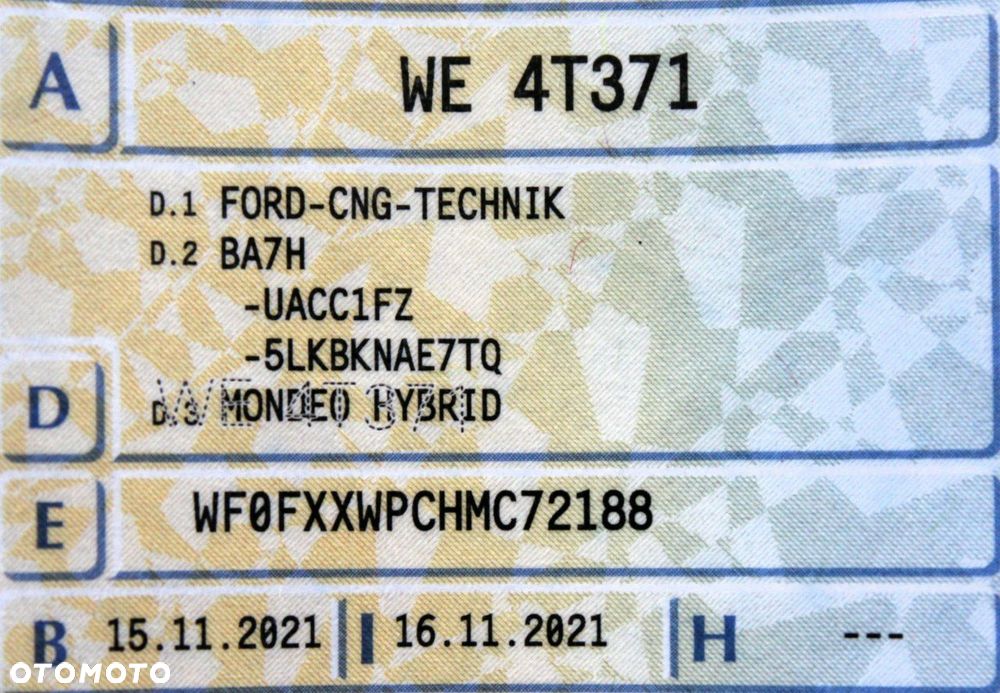 Ford Mondeo SW 2.0 Hybrid Trend - 7