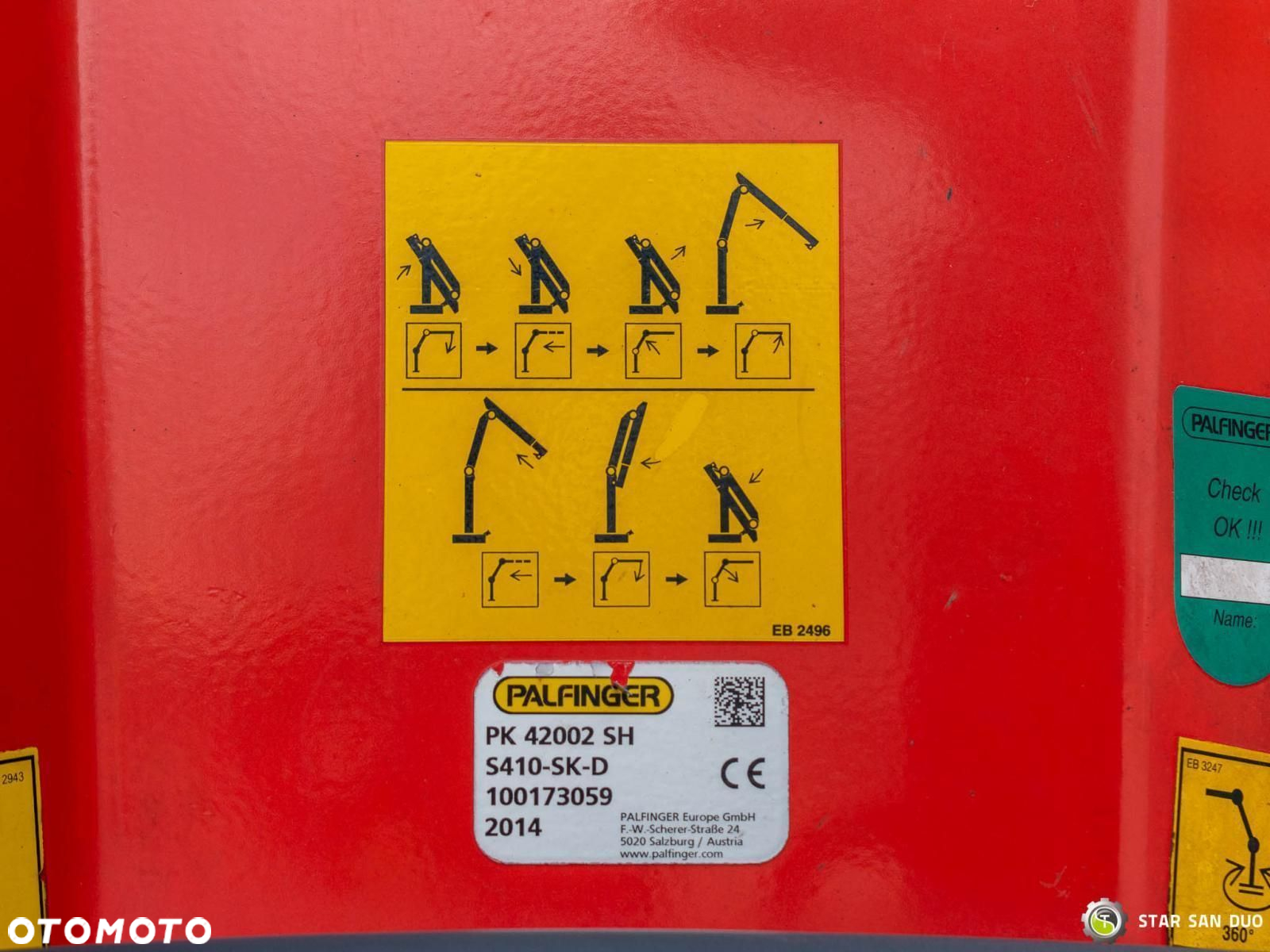 Volvo FM 460 6x2 PALFINGER PK 42002 FLY JIB HDS Żuraw Crane - 22