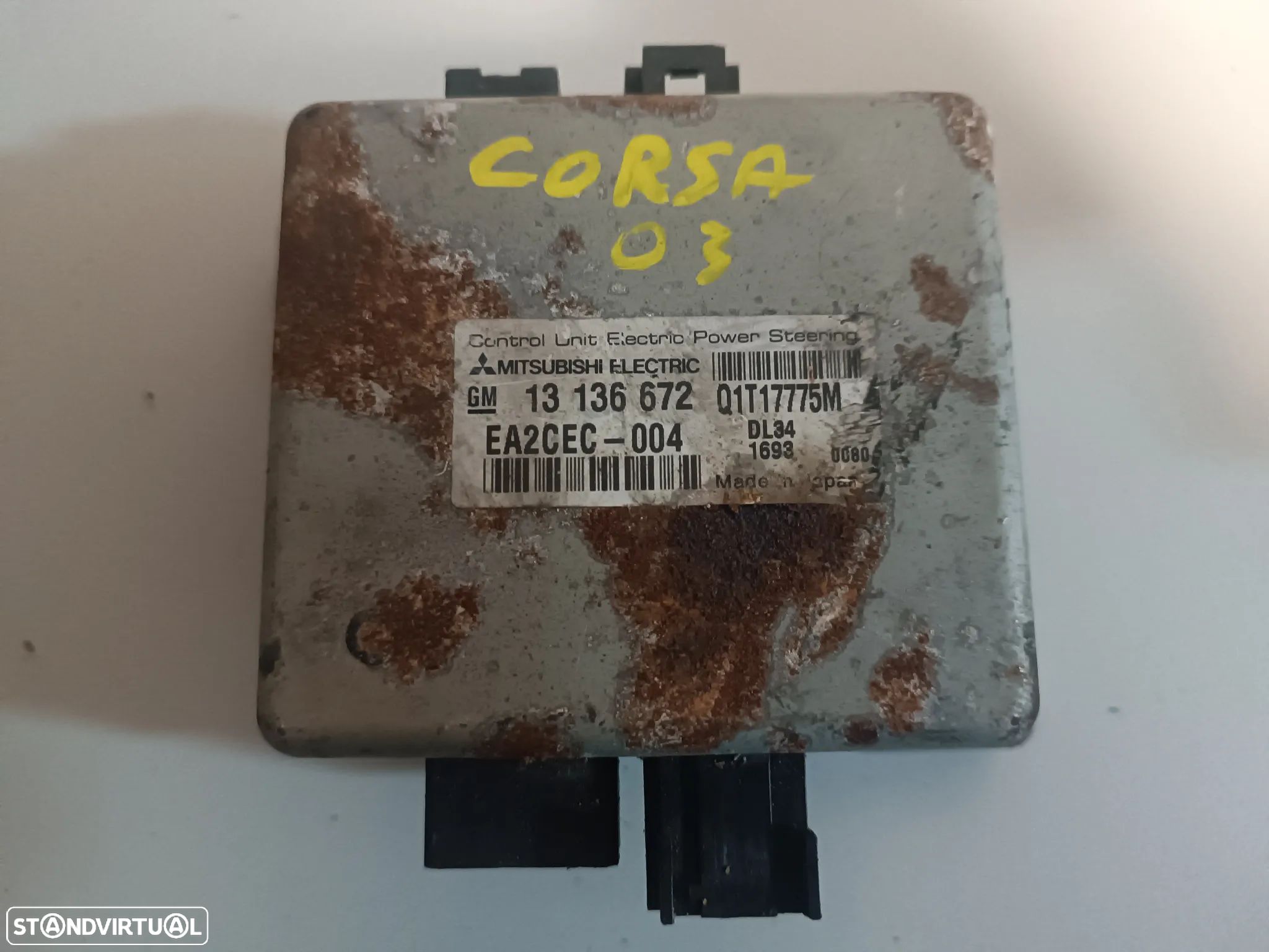 MODULO / CENTRALINA DA COLUNA DE DIREÇÃO / DIRECÇÃO OPEL CORSA C 13136672 - 1