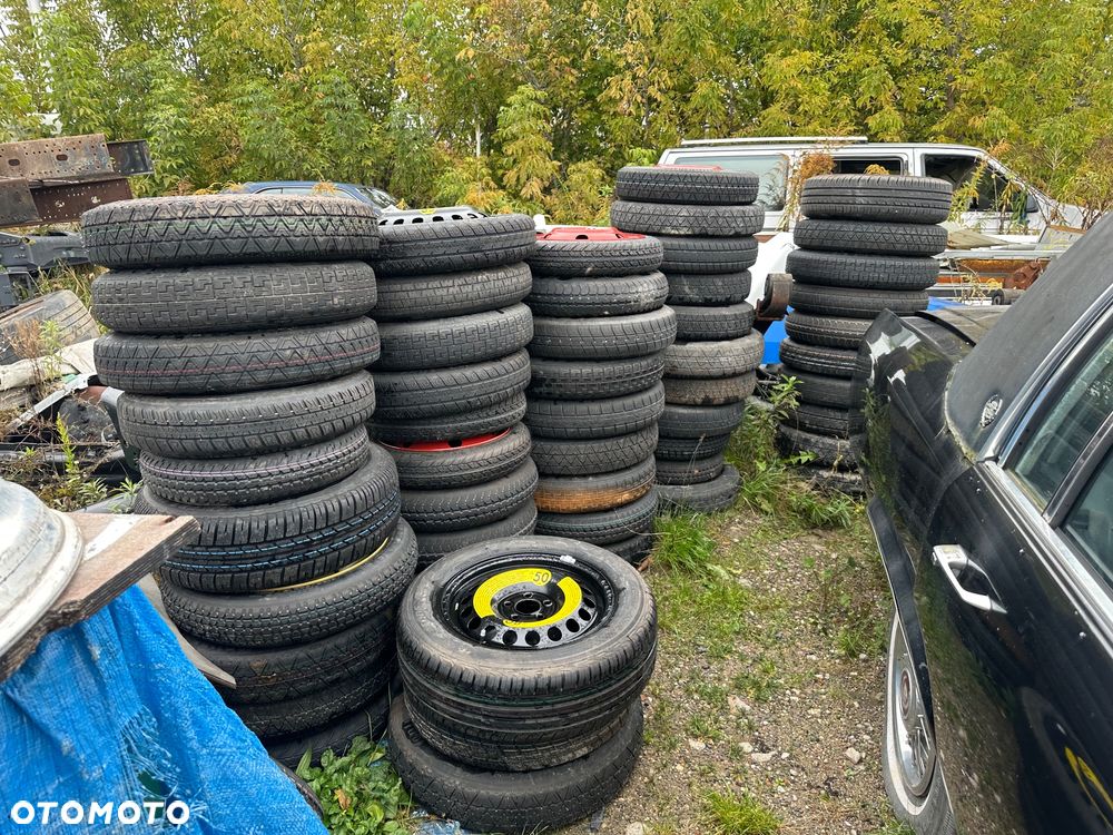 KOŁA DOJAZDOWE RÓŻNE MODELE OD R15-R19 SPRZEDAM CAŁY KOMPLET. - 2