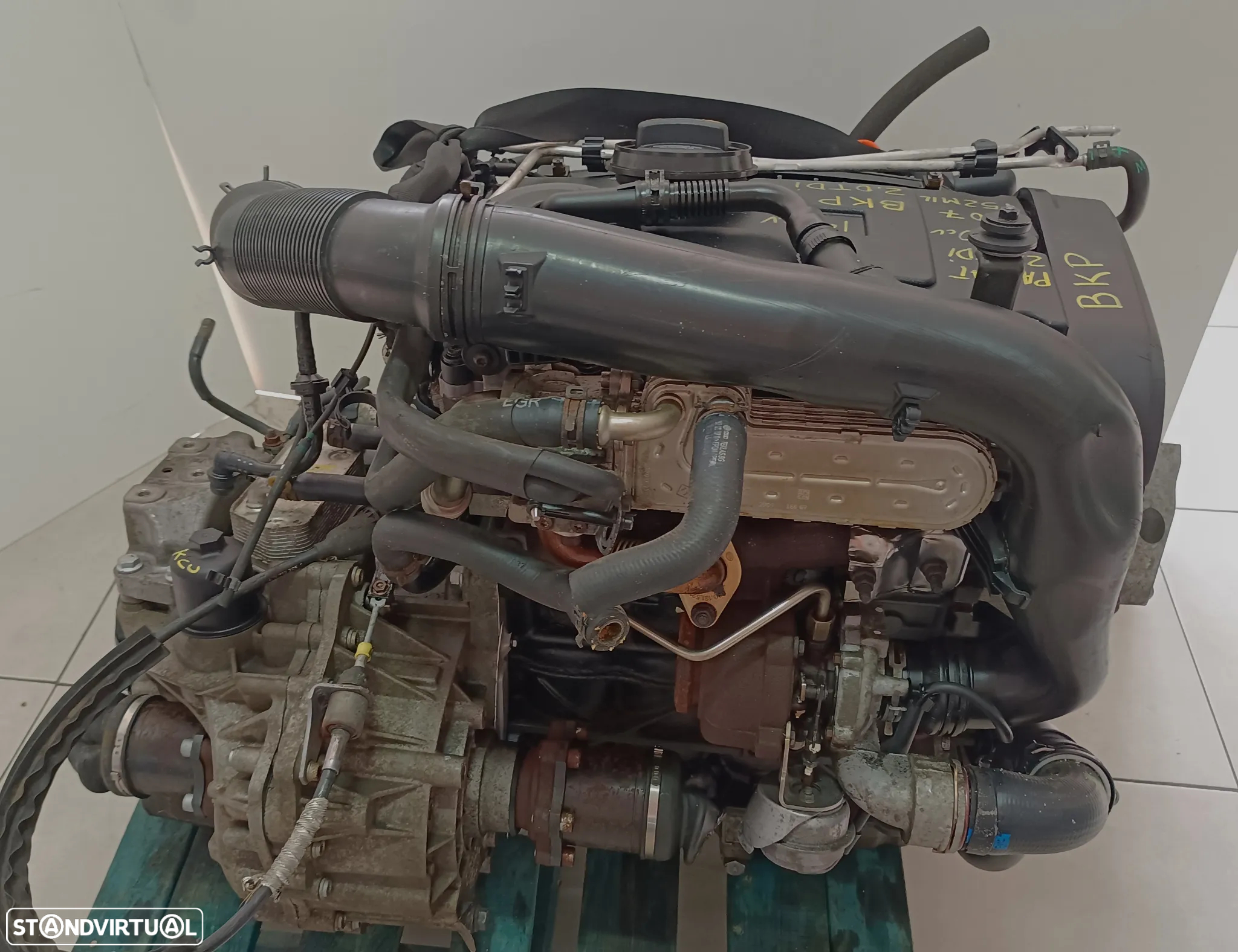 Motor vw passat 2.0TDI 140cv BKP caixa automatica DSG KC - 6