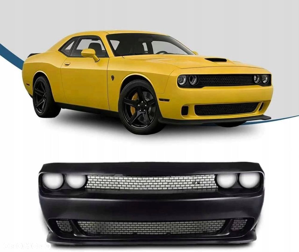 Zderzak przedni Grill kratki spoiler kpl SRT Dodge Challenger Lift 2014-24 - 2