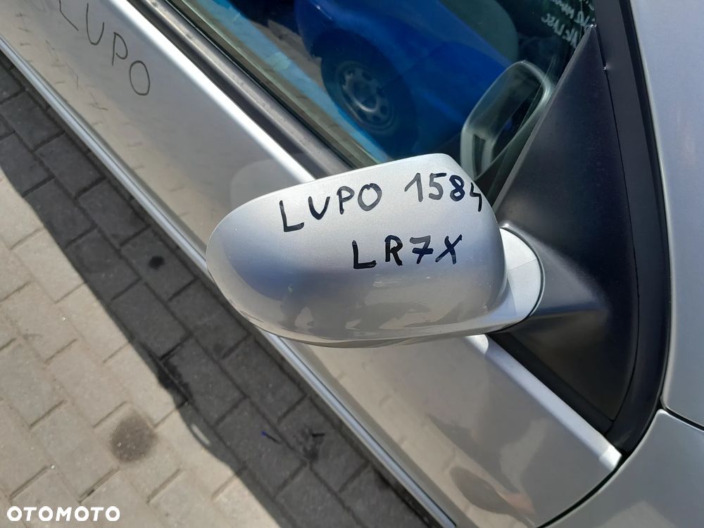 VW LUPO LUSTERKO PRAWE PRZEDNIE PRAWY PRZÓD MANUALNE KOLOR: LR7X - 3