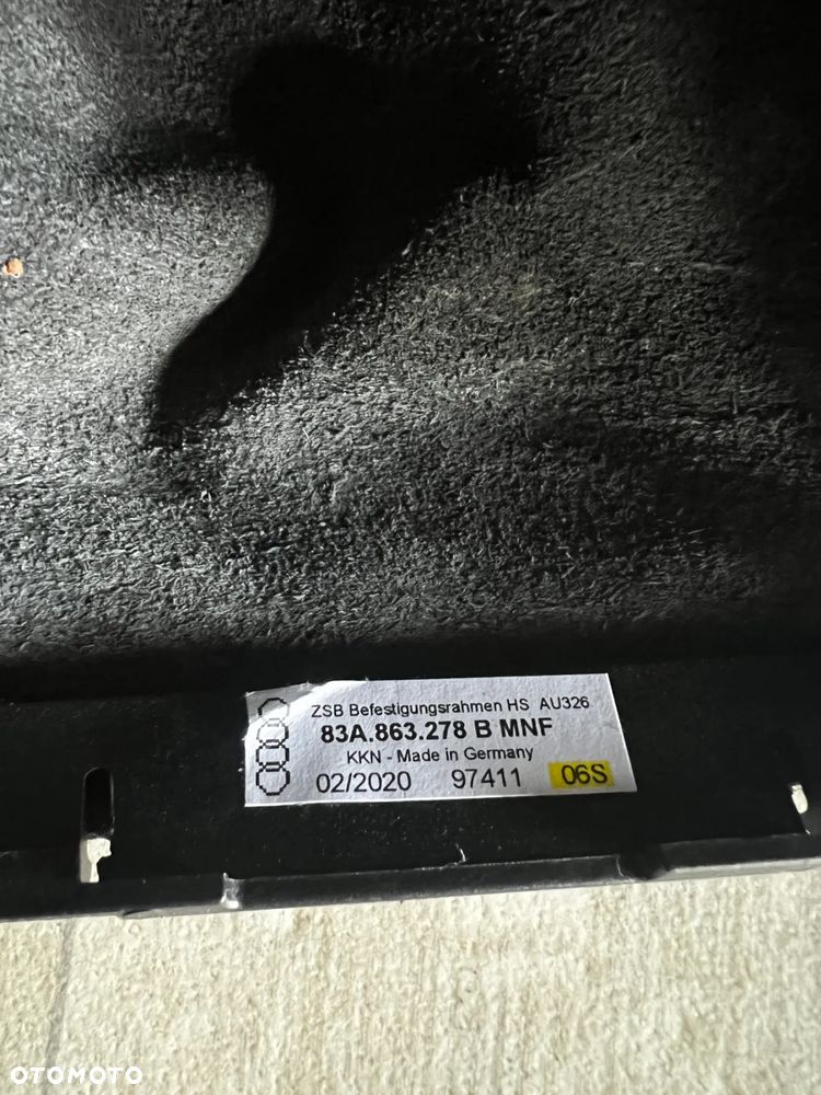 MIESZEK GAŁKA BIEGÓW AUDI Q3 83A 83A863278B - 3