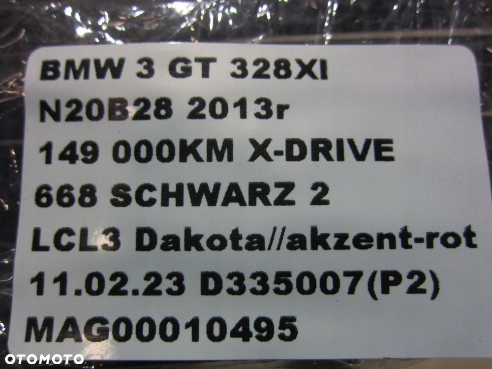BMW F34 LISTWA DACHOWA PRAWA LEWA 668 RELINGI 668 - 8