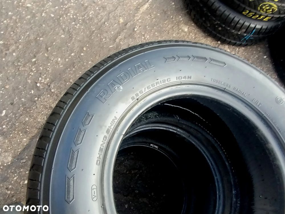225/55R12C 12 C 104N Opony Letnie Lato Całoroczne Wielosezonowe M+S TRAILERMAXX RADIAL Cheng Shin 6mm do lawety przyczepy Legnica ALU-RAD 225/55 - 10