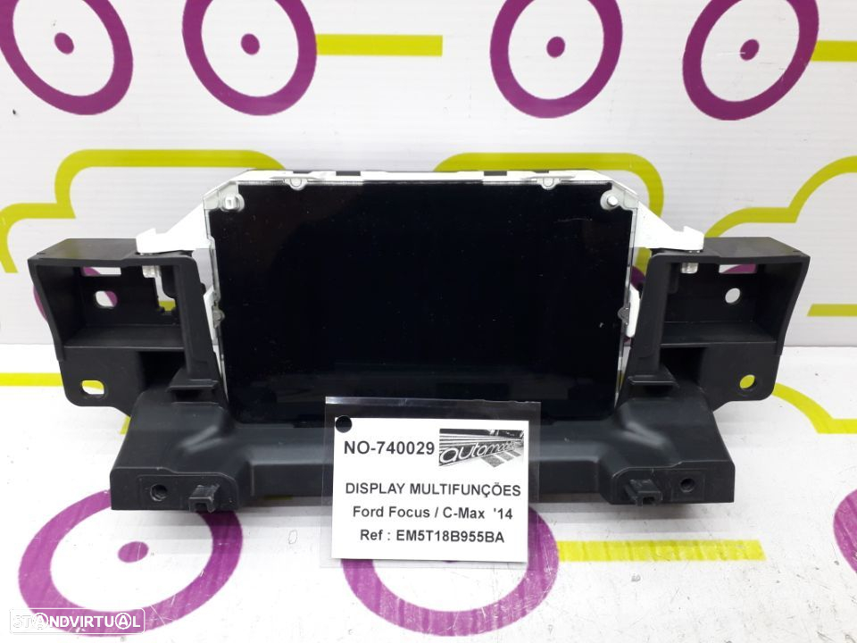 Display Ford Focus III 1.0 i 125 Cv de 2014 - Ref: EM5T18B955BA - NO740029 - 2