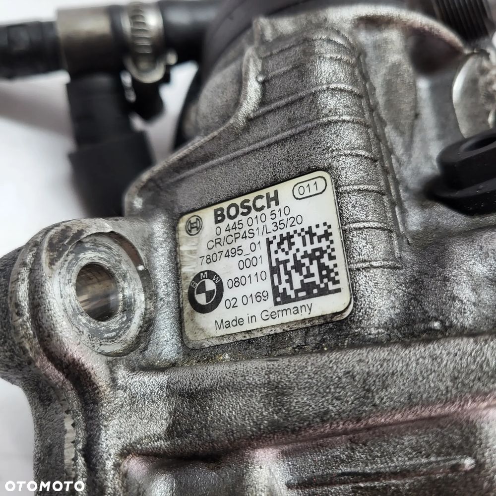 BMW 5 E60 N47 UKŁAD PALIWOWY POMPA LISTWA WTRYSKI PRZEWODY 7807495 7809129 7797877 - 8