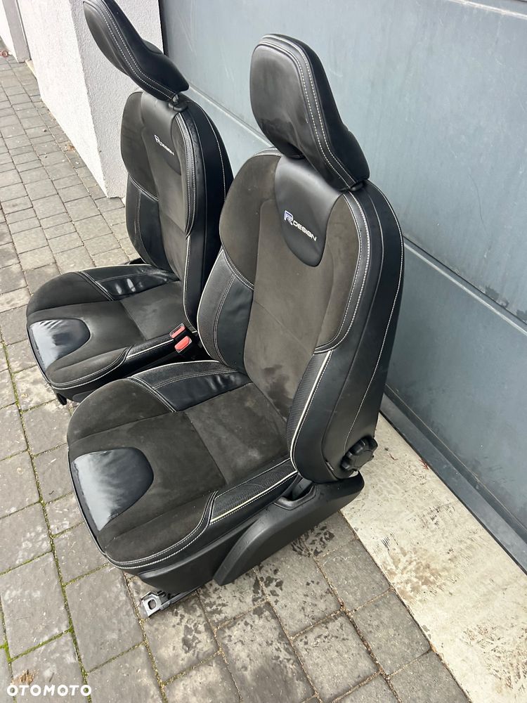 Volvo v-40 II R-Design komplet foteli fotele skóra tapicerka   2012-2016 - 12