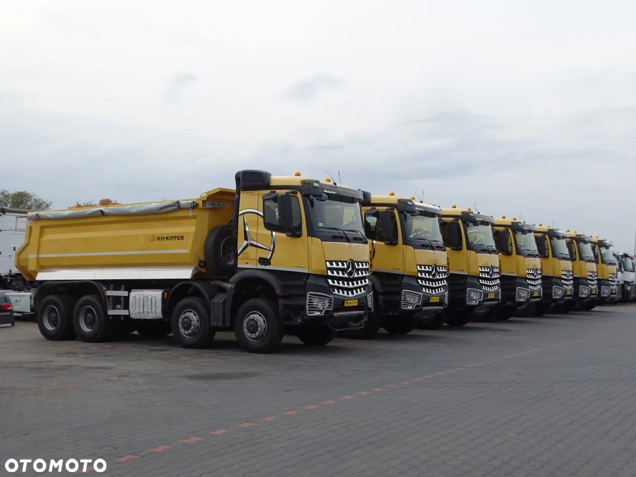 Mercedes-Benz AROCS 4145 / 8x8 / WYWROTKA TYLNOZSYPOWA / KH KIPPER  / EURO 6 - 4