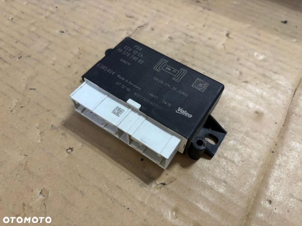 OPEL CORSA F MODUŁ STEROWNIK PARKOWANIA PDC 9837674080 EUROPA - 3