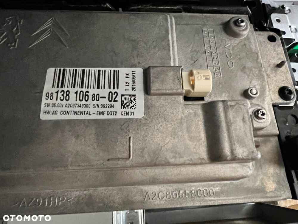 WYŚWIETLACZ CITROEN C4 DS4  9813810680 - 2