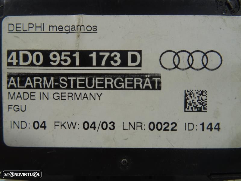 Módulo Eletrónico Audi A4 (8D2, B5)  4D0 951 173 D / 4D0951173d - 2