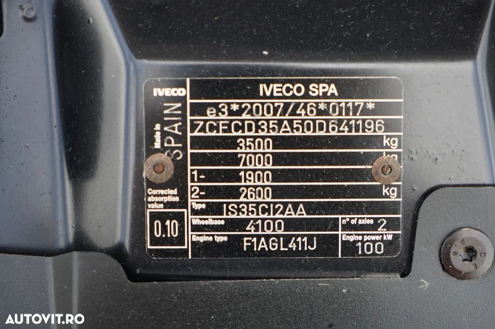 Iveco DAILY 35-140 / 4.3 M CONTAINER / HI-MATIC / TWIN - 36