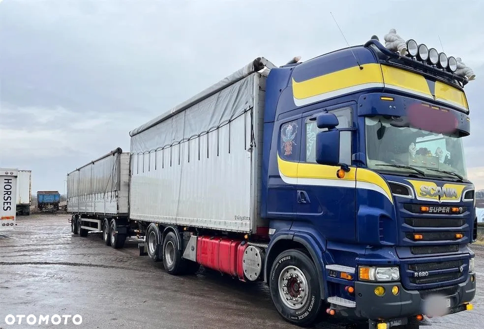 Scania R620 Wywrotka do zboża ORY AB + Przyczepa Ory T18/20 , 2013rok , Euro5 , 6x2 - 3