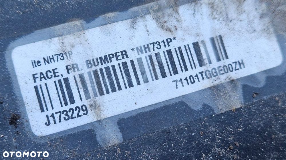 Zderzak przód spoiler HONDA CIVIC X WROCŁAW 71101-TGG-ZZ00 - 6