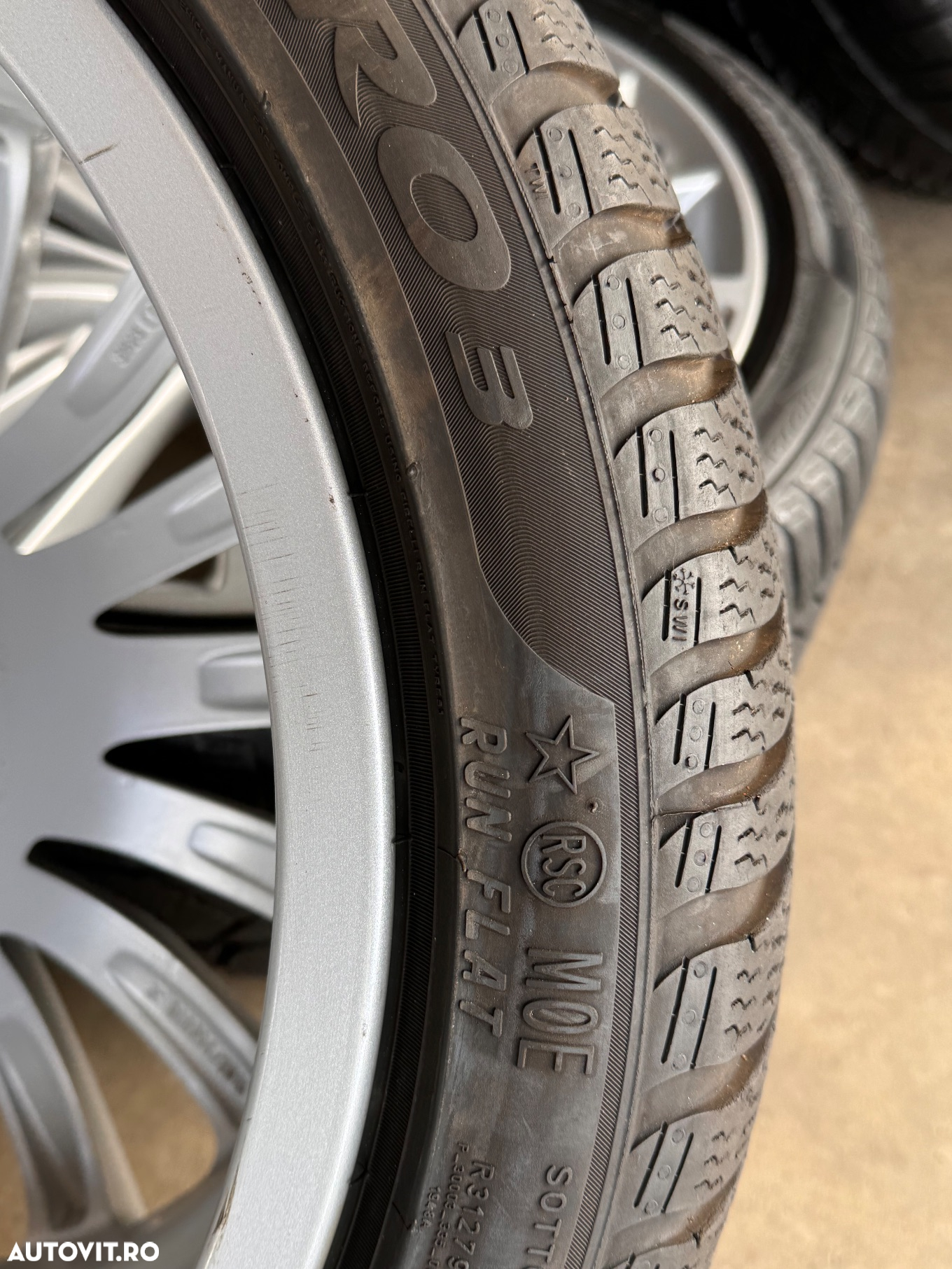 Vând jante originale BMW 5 G30-31 pe 19” cu anvelope de iarnă - 11