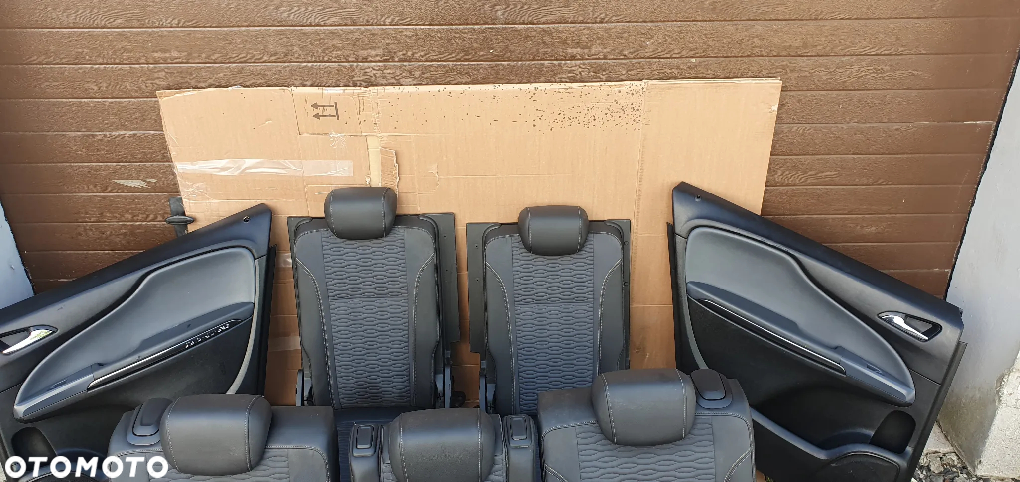 Fotele komplet kanapa pół skóra fotele boczki Opel Zafira C - 16