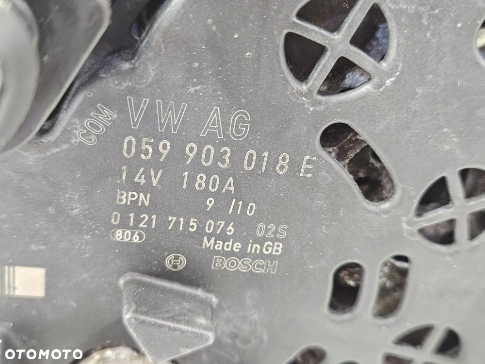 AUDI Q7 4L 05-15R ALTERNATOR 3.0 TDI CASA 059903018E 059903018 E - 6