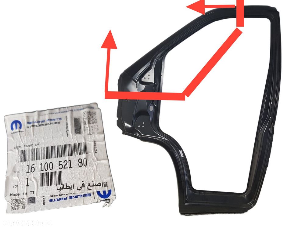 NOWY ORYGINALNY LEWY PRZEDNI SŁUPEK GÓRNY DACHU PEUGEOT BOXER CITROEN JUMPER FIAT DUCATO III 14-25 - 1