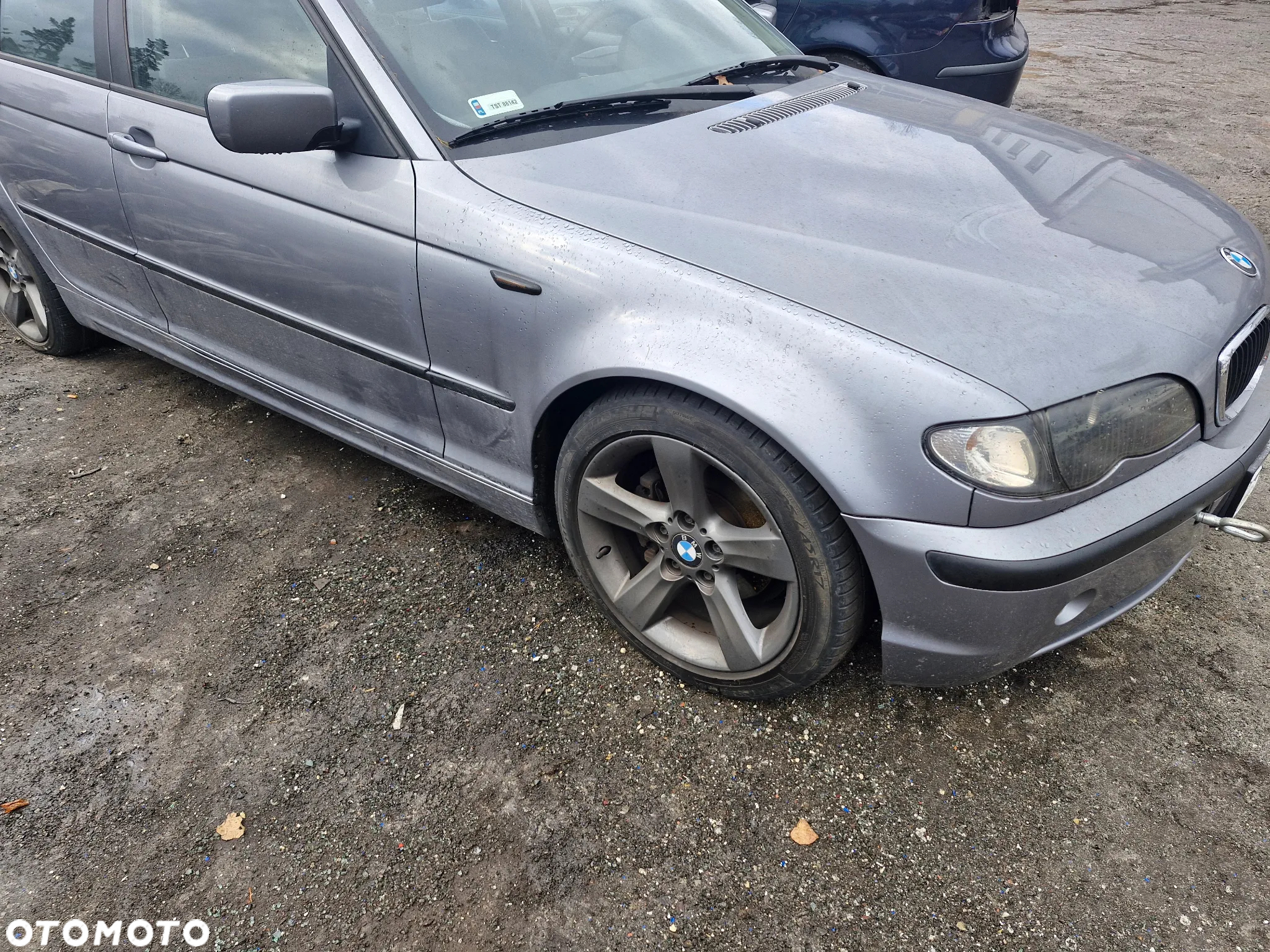 Bmw E46 maska silber grau metalic  zderzak błotnik drzwi szyba felgi pojazd na czesci demontaż - 3