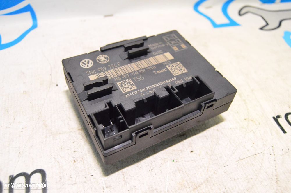 CENTRALINA ECU MOTOR PORTA TRASEIRA TRÁS ESQUERDA UNIDADE CONTROLO TEMIC VW VOLKSWAGEN 7N0959794F 7N0959794 VW VOLKSWAGEN SHARAN II 2 MK2 7N1 7N2 SEAT ALHAMBRA - 4