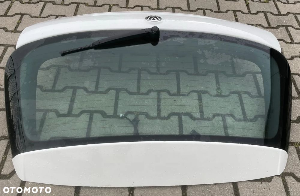 VW Golf VI 6 1K9 kombi klapa bagażnika tył tylna biała - 3