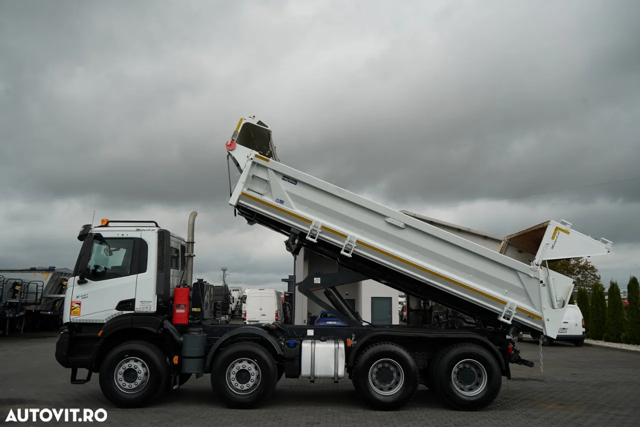 Iveco X-WAY 480 / 8X4 / BASCULATOR DUBLU / HIDRAULIC LATERAL / CLAPETĂ HIDRAULICĂ / AUTOMAT / IMPORTAT - 3