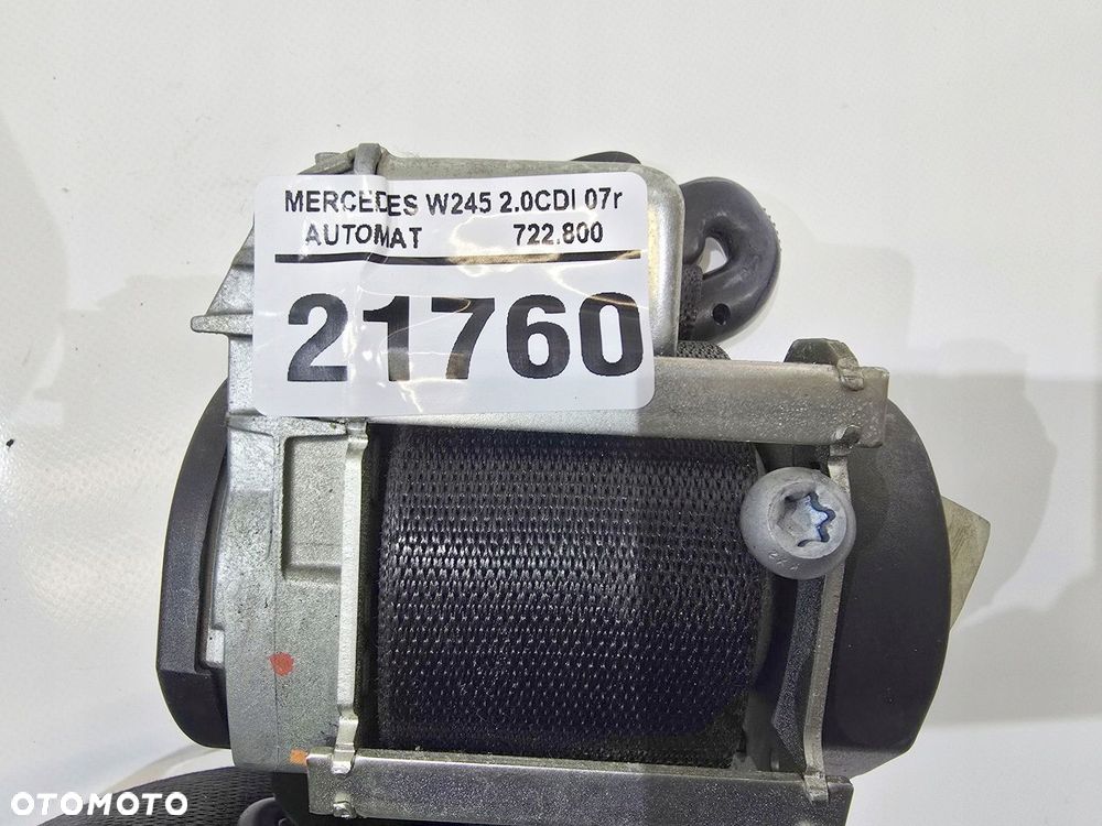 pas bezpieczeństwa przód prawy mercedes w245 07r 607718200 - 4