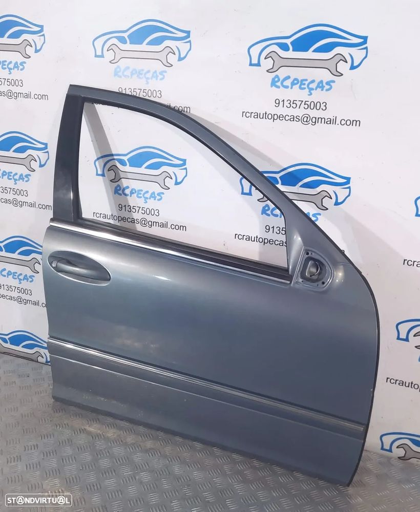 PORTA FRENTE FRONTAL DIREITA MERCEDES-BENZ C-CLASS W203 C 320 18 218CV A785214 FECHO ELEVADOR MOTOR PUXADOR VIDRO RETROVISOR RETROVISORES - 2