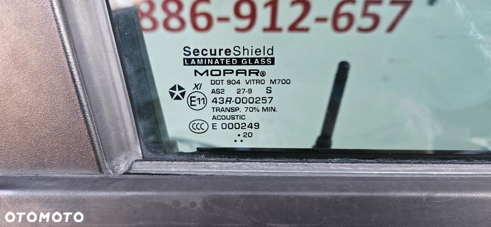 RAM 1500 V 5  2019- Big Horn KRÓTKI QUAD CAB 1,5 Drzwi przód prawy Drzwi przednie prawe  KOMPLETNE KOLOR PXJ - 9