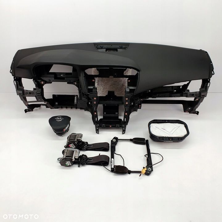 OPEL ZAFIRA C LIFT DESKA ROZDZIELCZA KONSOLA KOKPIT PULPIT PODUSZKI AIRBAG AIR BAG PASY KIT SET - 1
