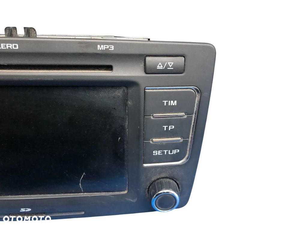 Radioodtwarzacz MP3 CD SD GPS Bolero Skoda Octavia II Lift Superb II 1Z0035156F - Gwarancja Wysyłka - 3