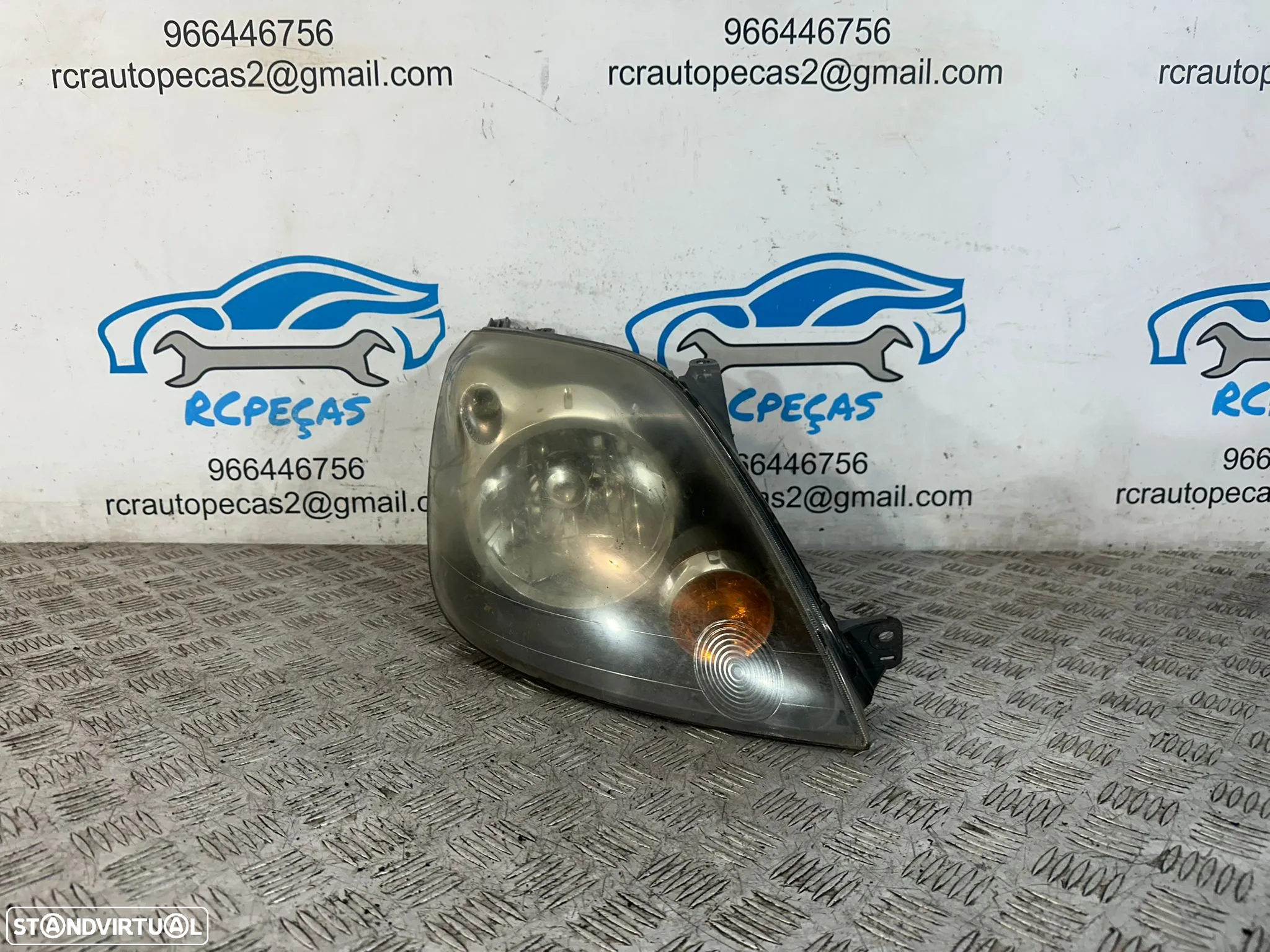 .Otica Farol Direita 6S61-13W029-BD Original Halogénio Ford Fiesta MK5 5 Facelift 2002 - 2008 - 2