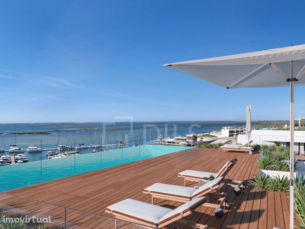 Apartamento T3 com varanda em novo empreendimento na Marina de Olhão - Grande imagem: 2/48