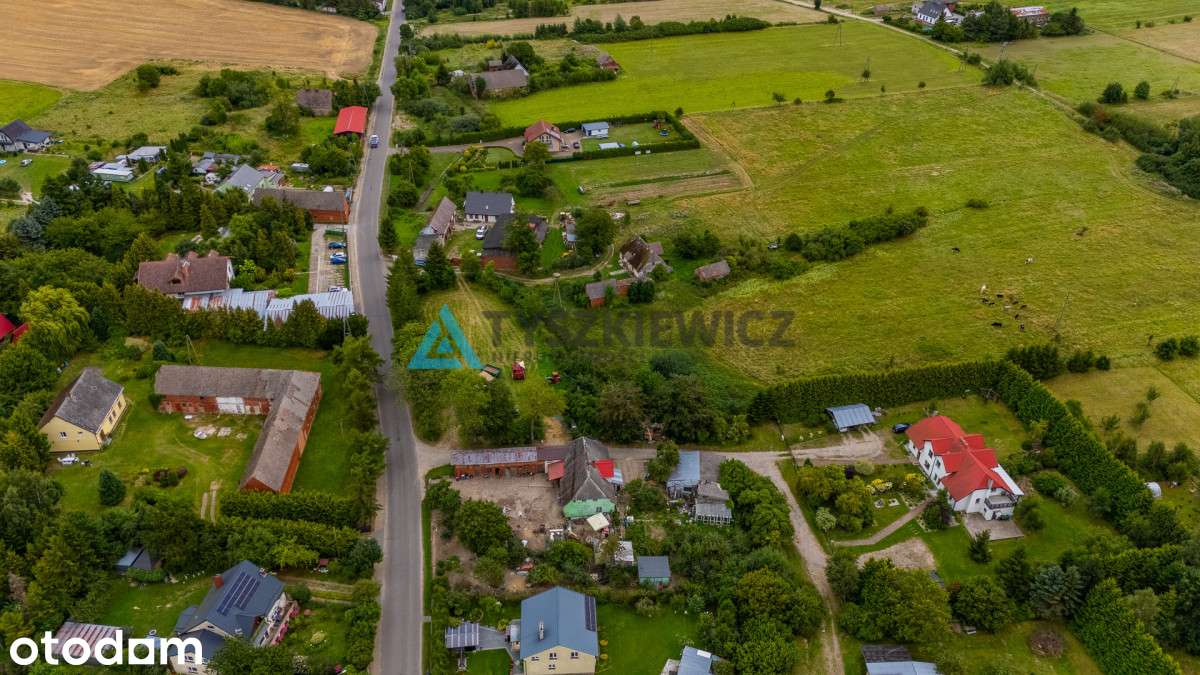 Działka pod agroturystykę – Naćmierz, 2200 m², tyl - Pełny obrazek: 3/5